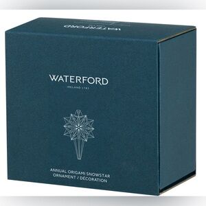 ✨ Waterford Annual 2024 Origami Snowstar Crystal Ornament ✨ NEW IN BOX!! ✨
